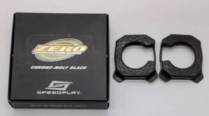 SPEEDPLAY ZERO 53mm クロモリ 黒　クリートカバー付き　スピードプレイ