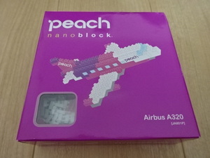 博品館 ナノブロック ピーチ アビエーション エアバス ジェット旅客機 飛行機 nanoblock Airbus A320 JA801P LCC Peach Aviation Limited 