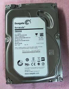 3.5インチ HDD SEAGATE シーゲート 2TB 使用時間 13,011H