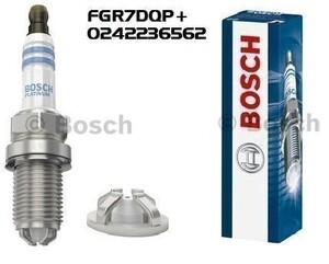 FGR7DQP+ BMW純正OEM BOSCHボッシュ スパークプラグ プラチナ４極 E30E31E32E34E36E38E39E46E53E60E61E65E66E83E85