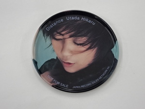 6-24-0279 ● 宇多田ヒカル Distance アルバム購入特典 コースター 非売品 金属製 Hikaru Utada