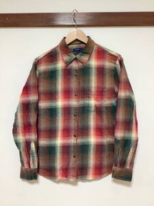 あ1009 J.CREW J.クルー チェック 長袖シャツ M レディース