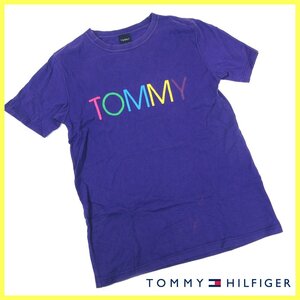 ☆★TOMMY HILFIGER(トミーヒルフィガー)♪Tシャツ♪パープル♪Mサイズ♪半袖シャツ