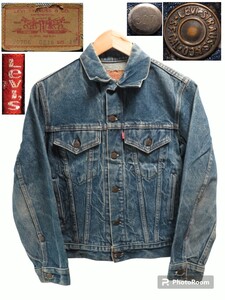 USA製★16(レディース)【Levis/リーバイス】ビンテージ/70706-0216/フォース/アメリカ製/デニムジャケット/Gジャン/コカコーラ/70505★