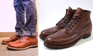 【28cm】REDWING レッドウィング 9016 BECKMAN ベックマン ワークブーツ US10 ブラウン 茶 レザー NB1297