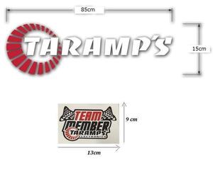 2セットTARAMPSカーオーディオ ステッカー 外向きタランプス