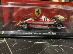 日本未発売　フェラーリF1ビッグスケールコレクション フェラーリ312T3 ジル　ヴィルヌーブ　デアゴスティーニ　DeAGOSTINI 1/24