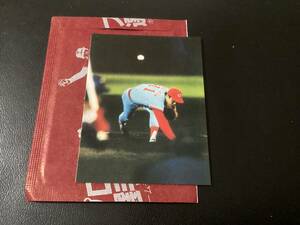 未開封開封品　カルビー79年　池谷（広島）　V2　セントラルリーグ チャンピオン　プロ野球カード　美品　レアブロック