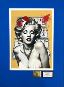 DEATH NYC アートポスター 世界限定100枚 マリリンモンロー アンディウォーホル Marilyn Monroe ヴィトン ポップアート 現代アート banksy