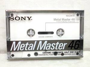 ★即決!【新品・未開封】 SONY ソニー カセットテープ Metal Master 46 メタルマスター46分 1本 ★,