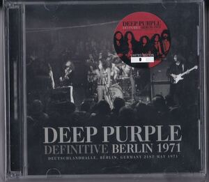 DEEP PURPLE / DEFINITIVE BERLIN 1971 (2CD) + BERLIN 1971 (2CD) ディープ・パープル　rainbow レインボー