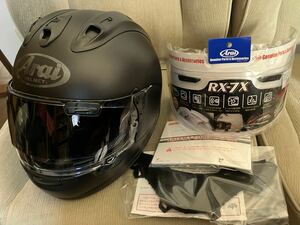 アライ　arai rx-7 フラットブラック　艶消し黒　57.58cm ほぼ新品