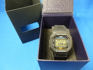  【T19500】CASIO カシオ G-SHOCK DW-5600E-1 ブラック 稼働品 Gショック 箱付き