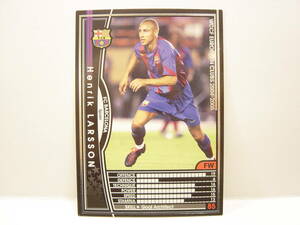 WCCF 英語版 海外限定排出版 2004-2005 ヘンリク・ラーション Henrik Larsson 1971 Sweden FC Barcelona 04-05 Panini