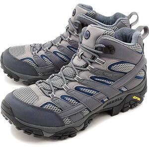 1.8万★美品 防水 メレル MERRELL モアブ2ミッドゴアテックス MOAB 2 MID GORE-TEX VIBRAM CASTLEROCK US8 26cm ハイキングシューズ