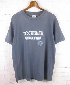 MST9579 DICK BREWER ディックブリューワー Tシャツ ネイビー系（クリックポスト可）