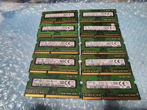 即決 SAMSUNG製 10枚セット DDR3 4GB PC3L-12800S SO-DIMM 204pin 低電圧対応 送料185円～