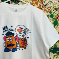 ミスターポテトヘッド リプリント Tシャツ 半袖 メンズ 新品 個性的 白