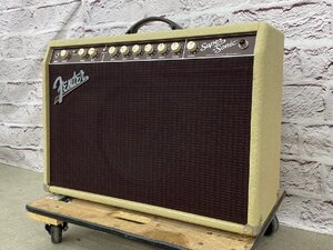 □t558　中古★Fender　super sonic　フェンダー　ギターアンプ　フットペダル付き