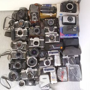 大量まとめ コンデジ 一眼レフ 二眼レフ フィルムカメラ レンズ Panasonic LUMIX OLYMPUS OM-1 PENTAX minolta RICOH 他 現状品 Z7090EG