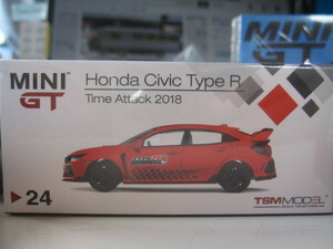 MINI GT 24 ホンダ　シビック Type R　左ハン　1/64　新品未開封 【同封可】