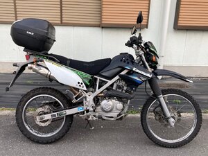 埼玉県発 　KLX125　リアキャリア/ボックス/社外マフラー　動画有　検索）KDX　KSR　XR　XL　TL　XT　