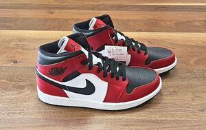 28cm NIKE AIR JORDAN 1 MID CHICAGO BLACK TOE 554724-069 シカゴ ブラックトゥ 新品 未使用品 国内正規品