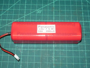 ★JR送信機・画像の電池に適合・9X.9XⅡパナソニックエネループ、9.6Ｖ/2000ｍＡスポット★パッケージが赤に変更になります。