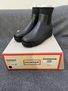 HUNTER W REFINED CREEPER NEO CHELSEA サイドゴア　ブーツ　美品　UK6 ハンター　月曜まで価格