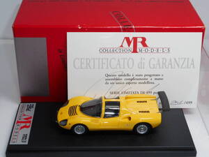 ☆1円始超レア499台限定MR Collection ☆ 1/43 Ferrari Dino 206 S Prot.No 034 Yellow ☆231124