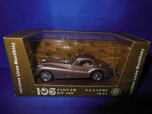 1/43　BRUMM　ジャガー　JAGUAR　XK120　3.5　LITRI　1948年　ハードトップ仕様　ゴールド　ブルム　イタリア製　MADE IN ITALY