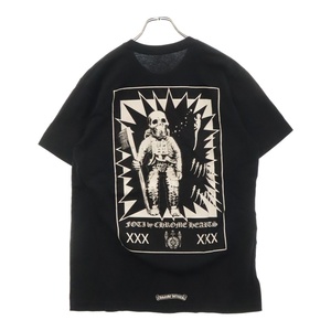 CHROME HEARTS クロムハーツ FOTI S/S TEE フォティ ナスカル プリント クルーネック 半袖Tシャツ カットソー ブラック