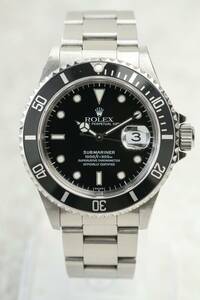 ◆ロレックスROLEX サブマリーナ 16610 A番 黒文字盤 submariner　箱なし◆