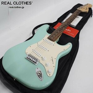 ★【難有り】Squier by Fender/スクワイヤー Affinity Series Strat/ストラトキャスター ラージヘッド ギグケース付 同梱×/160