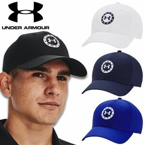 アンダーアーマー ゴルフキャップ UA Jordan Spieth Tour Adj Hat ブラック　 UNDER ARMOUR