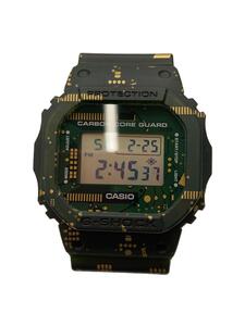 CASIO◆クォーツ腕時計_G-SHOCK/デジタル/ラバー/BLK/GRN