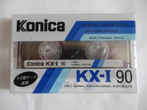 【定形外郵便送料140円可/新品/未開封】Konica/コニカ/カセットテープ/KX-Ⅰ/90分/ノーマルポジション/TYPE Ⅰ/Normal Position