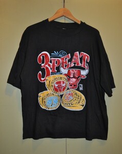 ユーズド 90年代 CHICAGO BULLS 3 PEAT シカゴ ブルズ Tシャツ