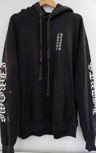 CHROME HEARTS クロム ハーツ PULLOVER HOODIE プルオーバー フーディー パーカー 2212-304-0020 ブラック Lサイズ コットン:100% メンズ