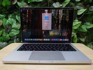 【中古】MacBook Pro (14-inch, 2021) MKGT3J/A / M1 Pro (10CPU/16GPU) / SSD 1TB / RAM 16GB / シルバー / 充放電回数26回