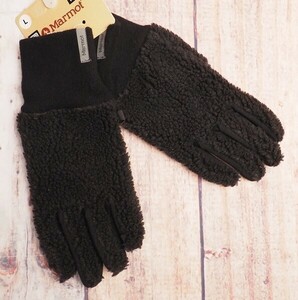 新品国内正規 Marmot マーモット スマホ対応 HEAT NAVI Boa Glove ボア グローブ/手袋 メンズLブラック(BK) 直営店購入 UJD74