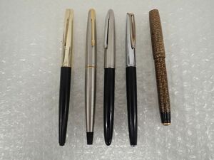 D896-60-M ③万年筆まとめ HERO 英雄329 ペン先 金色象嵌/パーカー PARKER 45/SAILOR 金ペン/WATERMANS ウォーターマン ペン先刻印 14K.