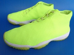 12990■美品 14年製 NIKE AIR JORDAN FUTURE VOLT ナイキ エア ジョーダン フューチャー ボルト 蛍光 イエロー 27.5 cm 656503-720