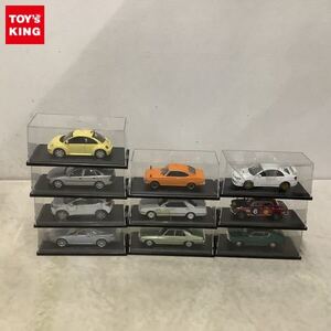 1円〜 アシェット 国産名車コレクション 等 1/43 スバル インプレッサ WRX STI 2006 ジャガー XK クーペ 2006 他