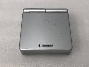 4028◆Nintendo　GAMEBOY ADVANCE SP　ゲームボーイアドバンスSP　AGS-001　本体のみ　プラチナシルバー　写真追加あり◆C1