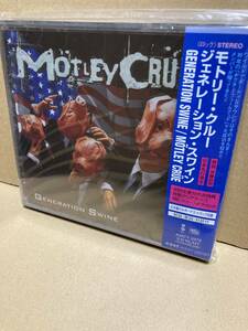 PROMO SEALED！新品CD！モトリー・クルー Motley Crue / Generation Swine Warner AMCY-2075 見本盤 未開封 初回盤 LIMITED EDITION OBI