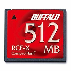 BUFFALO コンパクトフラッシュ 512MB RCF-X512MY