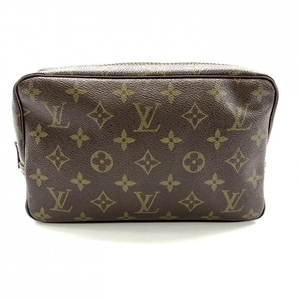 LOUIS VUITTON ルイヴィトン M47524 トゥルーストワレット23 セカンドバッグ モノグラム ブラウン ファスナー開閉 管理HS38197