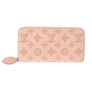 LOUIS VUITTON ルイヴィトン マヒナ ジッピーウォレット マグノリア（ピンク） M61868 レディース レザー 長財布 ABランク 中古 銀蔵