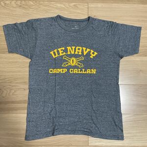 uniform experiment UE.NAVY ロゴTシャツ